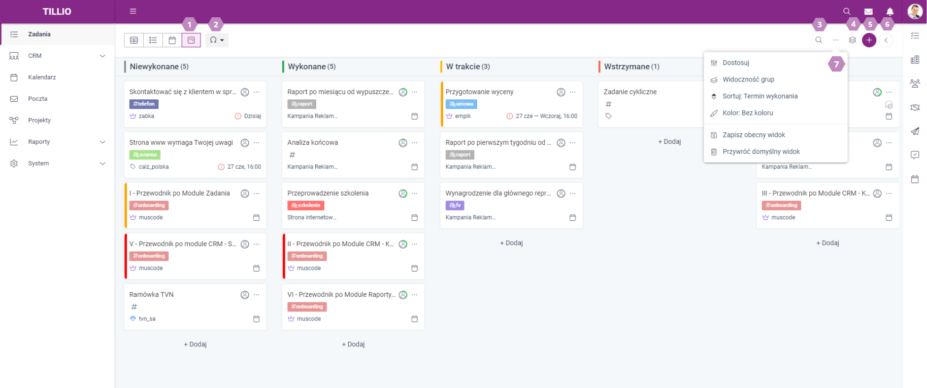 Najlepszy widok dla zadań - Widok kanban